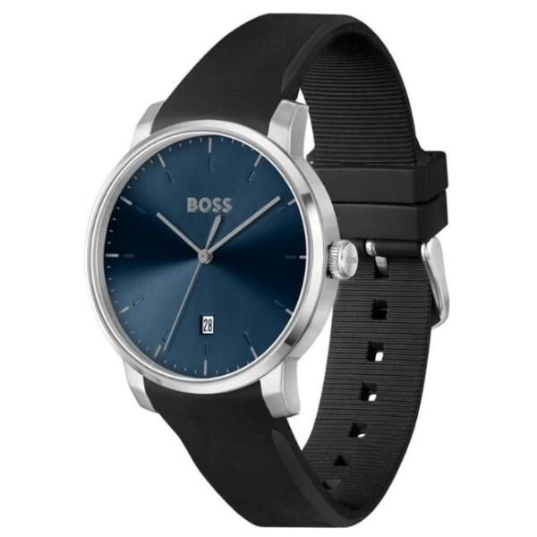 Boss Men Quartz Blue Dial Leather Watch - 1514131