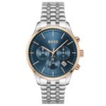 Boss Avery 42 mm Blue Dial Stainless Steel Chronograph Watch For Men - 1514158
