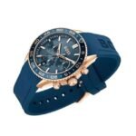 Boss Quartz Male Chronograph Blue Silicone Watch - 1514169