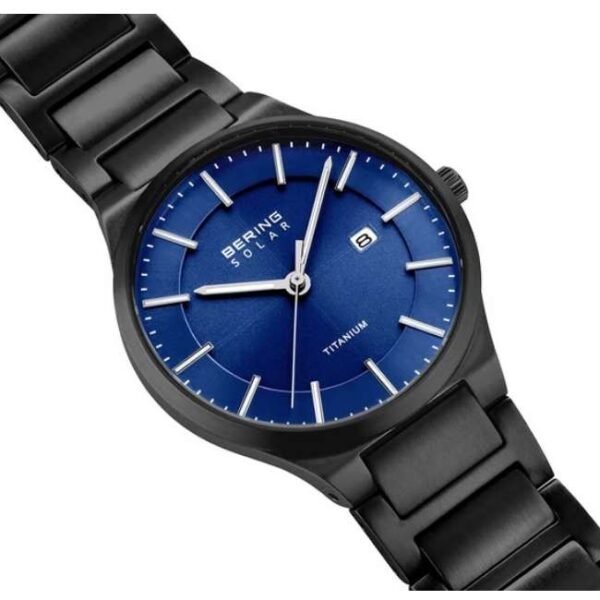 Bering Men Blue Dial Solar Watch -15239-727