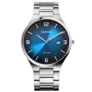 Bering Men Blue Dial Quartz Watch -15240-777