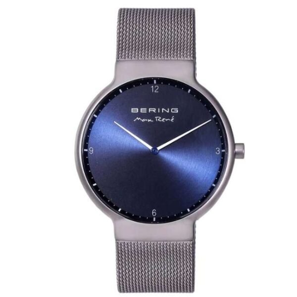 Bering Men Blue Dial Quartz Watch -15540-077