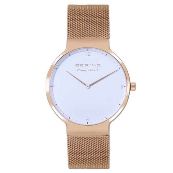 Bering Men White Dial Quartz Watch -15540-364