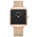 Bering Men Black Dial Quartz Watch -15836-362