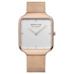 Bering Men White Dial Quartz Watch -15836-364
