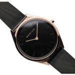 Bering Men Black Dial Quartz Watch -17039-166