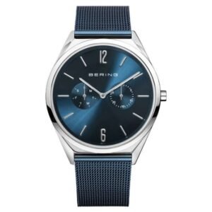 Bering Men Blue Dial Quartz Watch -17140-307