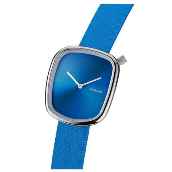 Bering Women Blue Dial Quartz Watch -18034-308
