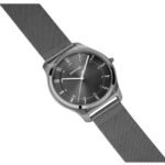 Bering Men Grey Dial Quartz Watch -18340-377