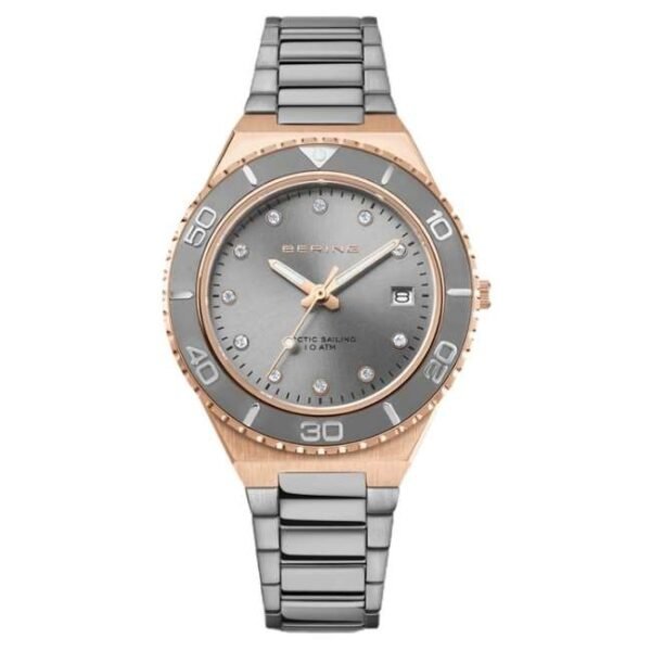 Bering Women Grey Dial Quartz Watch -18936-769