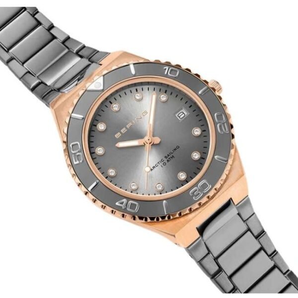 Bering Women Grey Dial Quartz Watch -18936-769