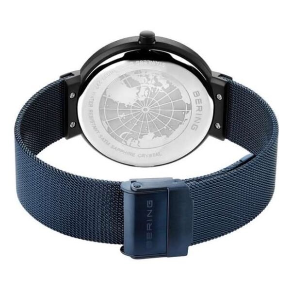 Bering Men Blue Dial Quartz Watch -19039-327