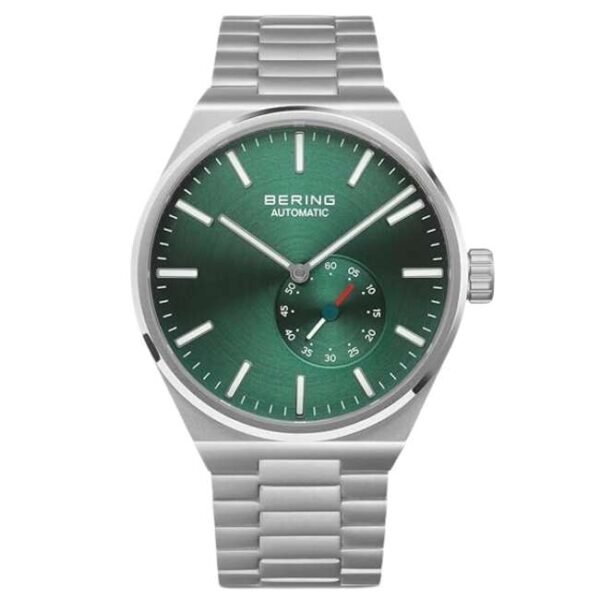 Bering Men Green Dial Automatic Watch -19441-708