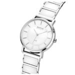 Bering Women White Dial Solar Watch -19535-754