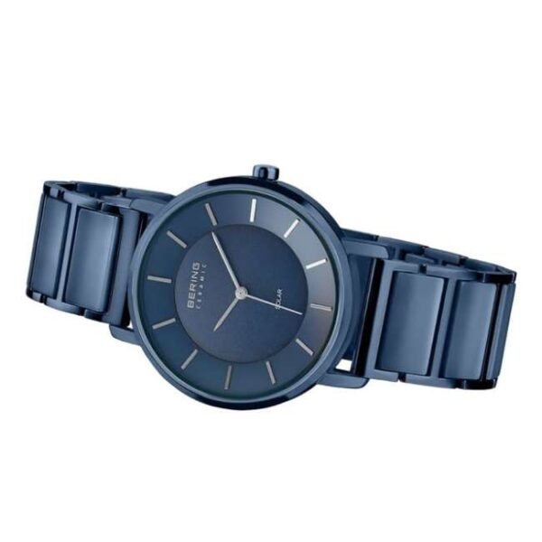 Bering Women Blue Dial Solar Watch -19535-797