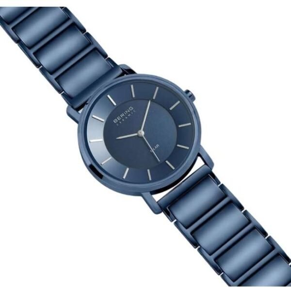 Bering Women Blue Dial Solar Watch -19535-797