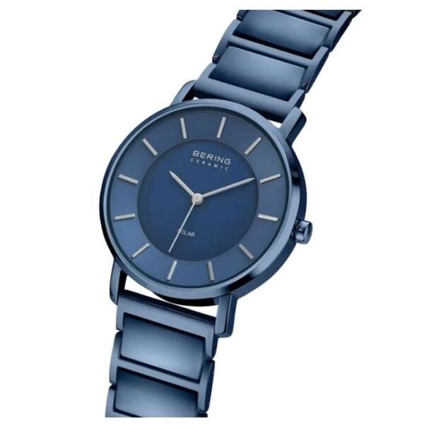 Bering Women Blue Dial Solar Watch -19535-797