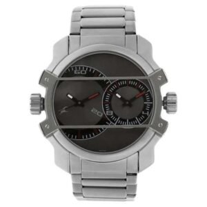Fastrack Men Grey Dial Quartz Watch -3098SM01
