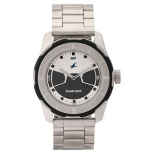 Fastrack Men White Dial Quartz Watch -3099SM02