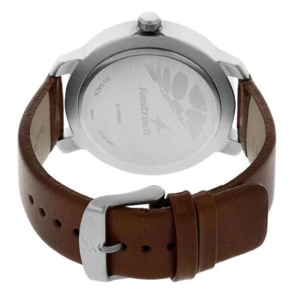 Fastrack Men White Dial Quartz Watch -3120SL01