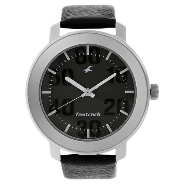 Fastrack Men Grey Dial Quartz Watch -3121SL02