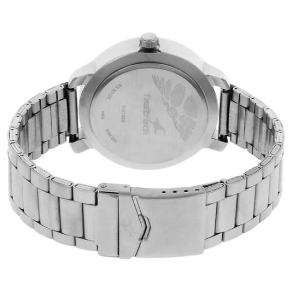 Fastrack Men White Dial Quartz Watch -3121SM01