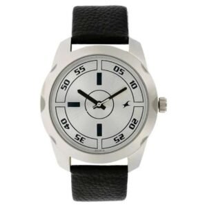 Fastrack Men Silver Dial Quartz Watch -3123SL01