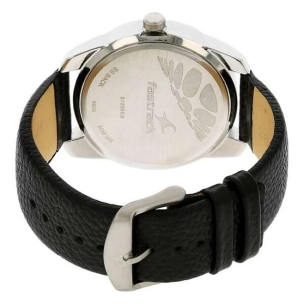 Fastrack Men Silver Dial Quartz Watch -3123SL01