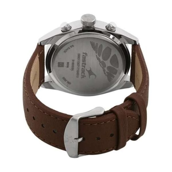Fastrack All Nighters Men Brown Dial Quartz Watch -3165SL01