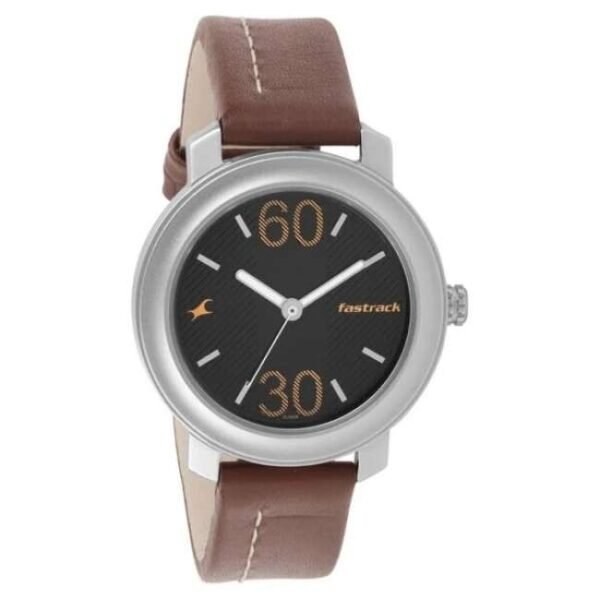 Fastrack Men Grey Dial Quartz Watch -3222SL01