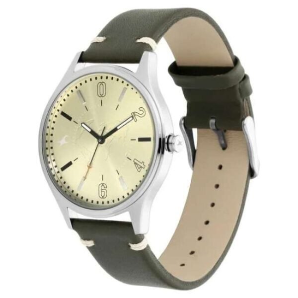 Fastrack Tripster Men Green Dial Quartz Watch -3237SL02