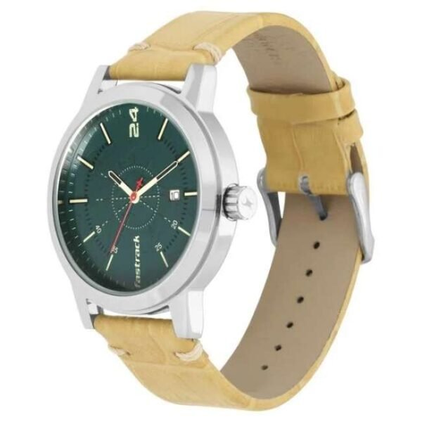 Fastrack Tripster Men Green Dial Quartz Watch -3245SL01