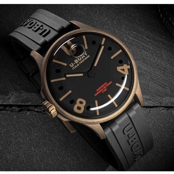U-Boat Darkmoon Quartz Black Dial Watch -9549