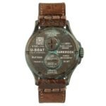 U-Boat Darkmoon Quartz Brown Dial Watch -9600