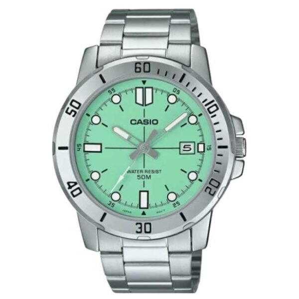 Casio Men Turquoise Dial Quartz Watch -A2336