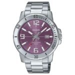 Casio Men Purple Dial Quartz Watch -A2339