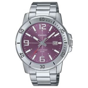 Casio Men Purple Dial Quartz Watch -A2339