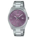 Casio Men Purple Dial Quartz Watch -A2368