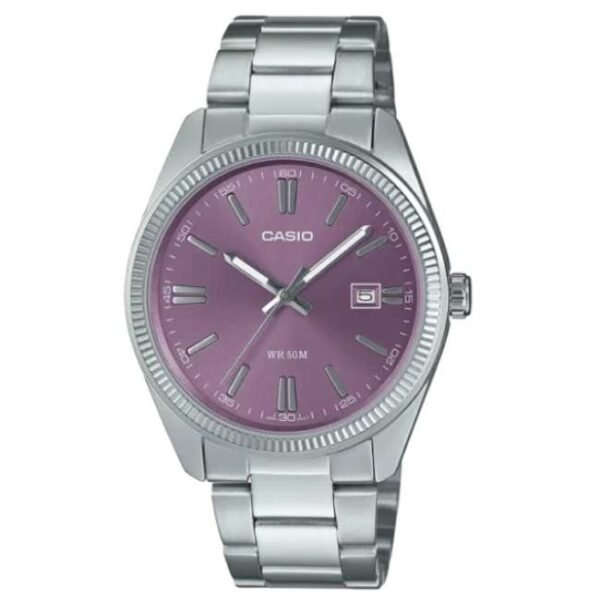 Casio Men Purple Dial Quartz Watch -A2368