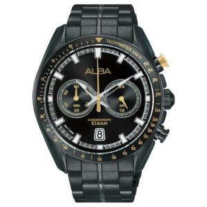 Alba Black Dial Chronograph Watch -A4B013X1