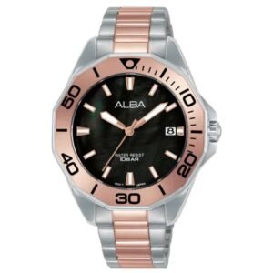 Alba Black Dial Quartz Watch -AG8P19X1