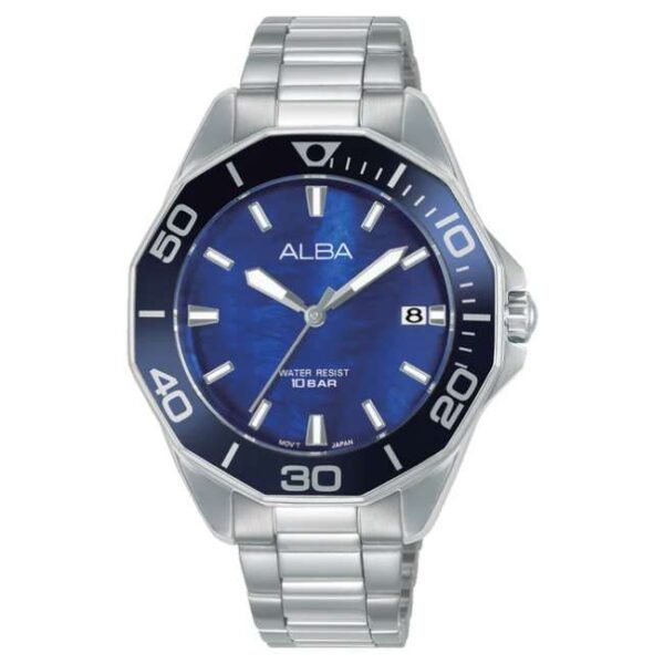 Alba Blue Dial Quartz Watch -AG8P25X1