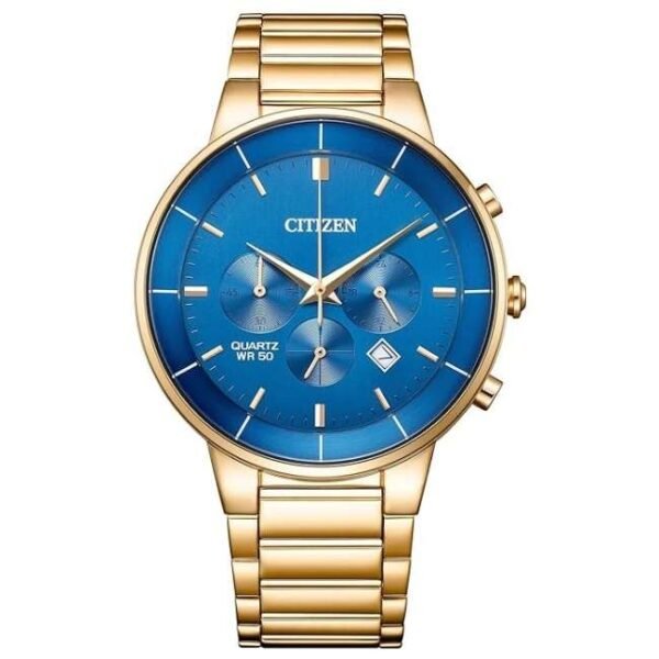 Citizen Men Blue Dial Chronograph Watch -AN8223-54L