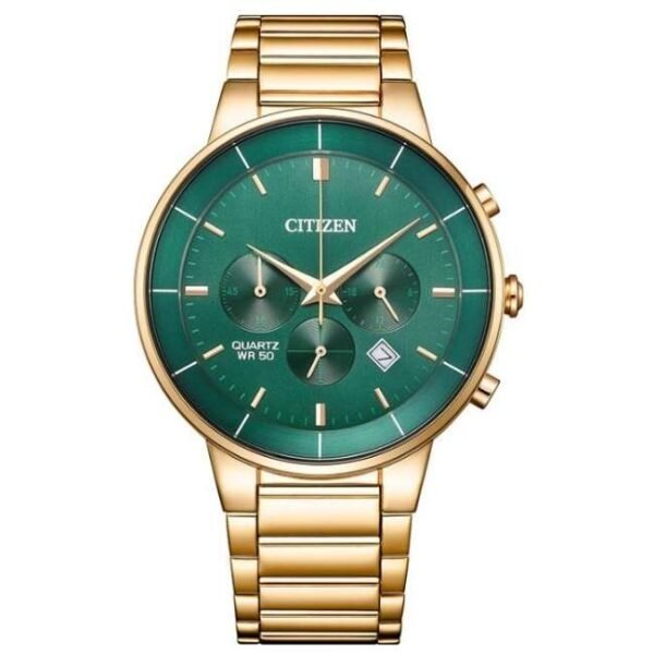 Citizen Men Green Dial Automatic Watch -AN8223-54X