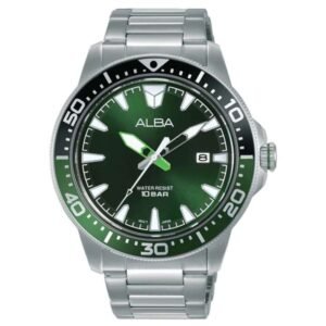 Alba Green Dial Quartz Watch -AS9T93X1