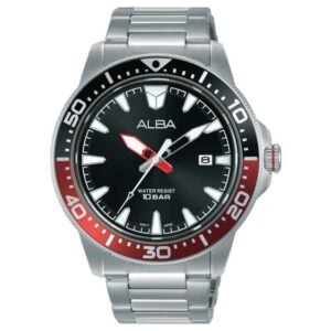 Alba Black Dial Quartz Watch -AS9T99X1