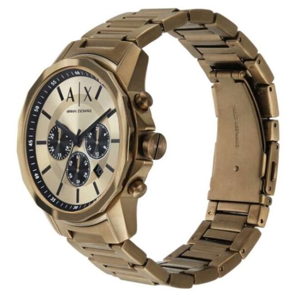 Armani Exchange Men Beige Dial Chronograph Watch -AX1739