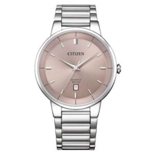 Citizen Men Pink Dial Quartz Watch -BI5120-51Z