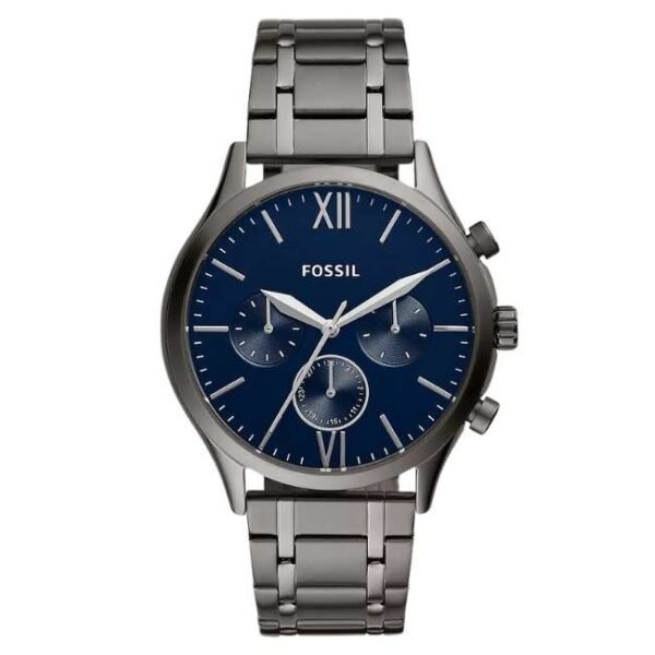 Fossil Men Blue Dial Chronograph Watch-BQ2401N