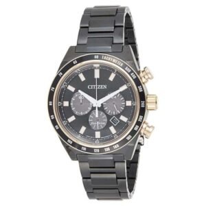 Citizen Unisex Grey Dial Chronograph Watch -CA4207-53H